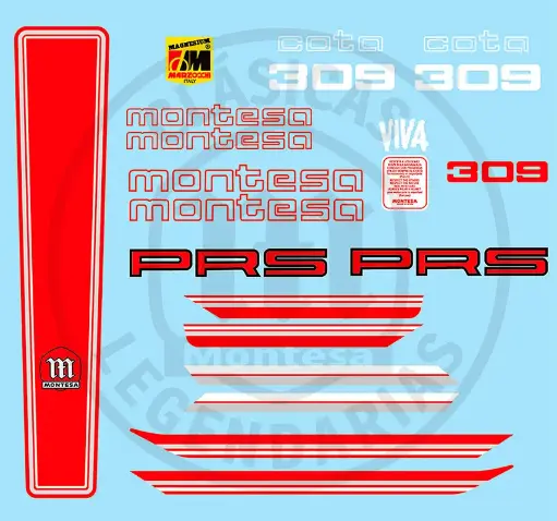 [3920061121] Kit Completo adhesivos Montesa Cota 309 ref 3920061121 (copia)
